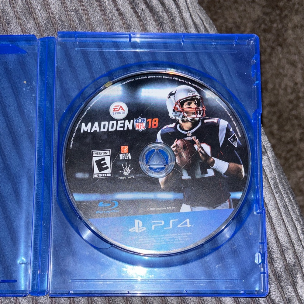 Madden NFL 18 PS4 Game Disc